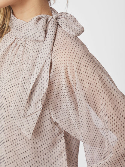 Patti Double Dot Blouse Creme Neo Noir