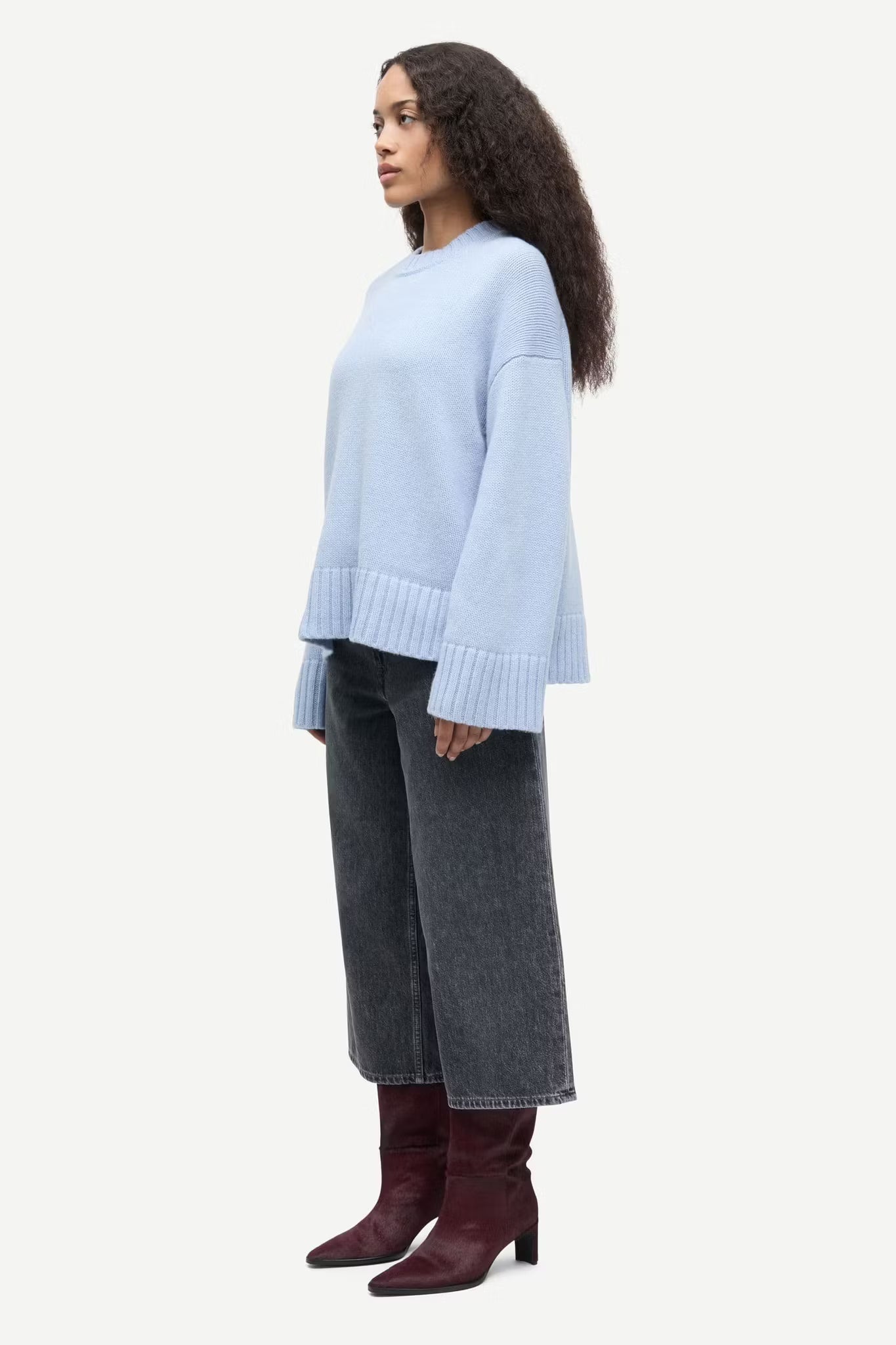 Sakeiku Sweater 11250 Cashmere Blue Samsoe