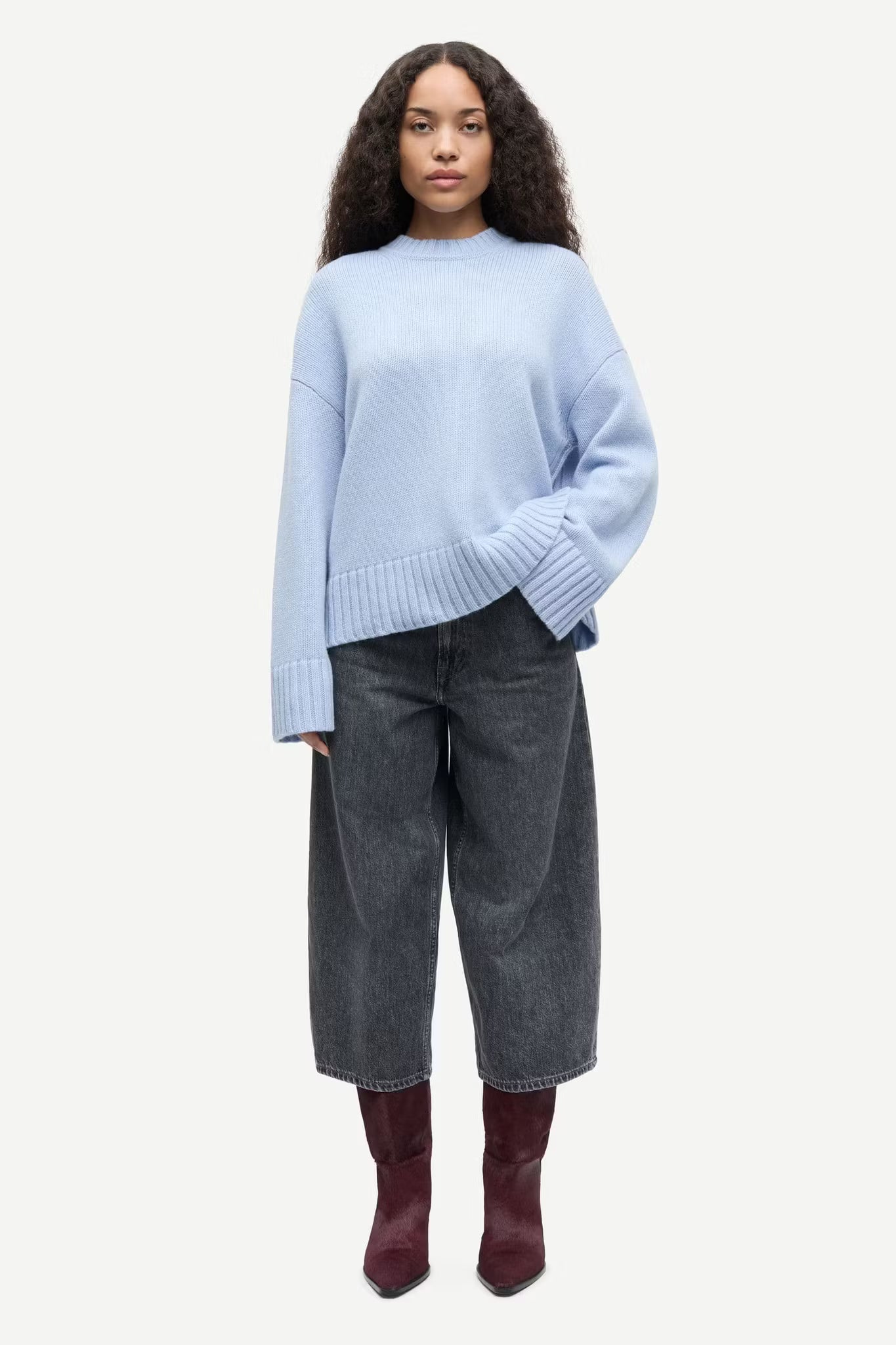Sakeiku Sweater 11250 Cashmere Blue Samsoe