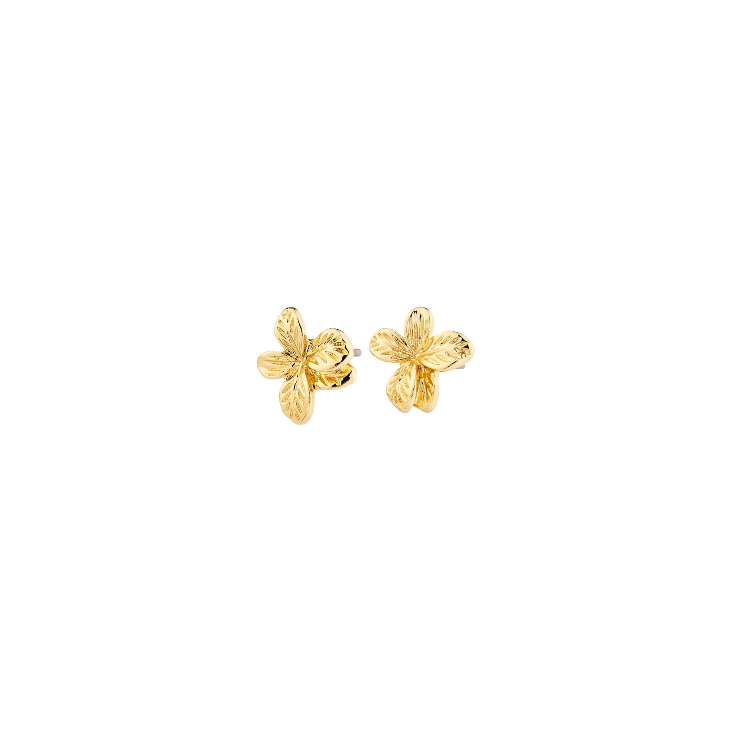 Charmaine Recycled Earrings Gold Pilgrim