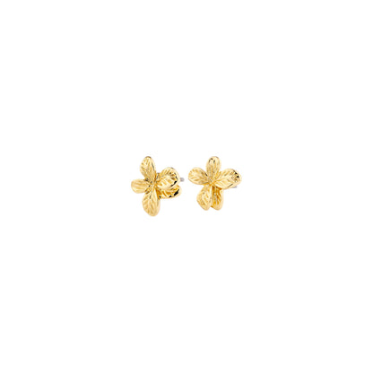 Charmaine Recycled Earrings Gold Pilgrim