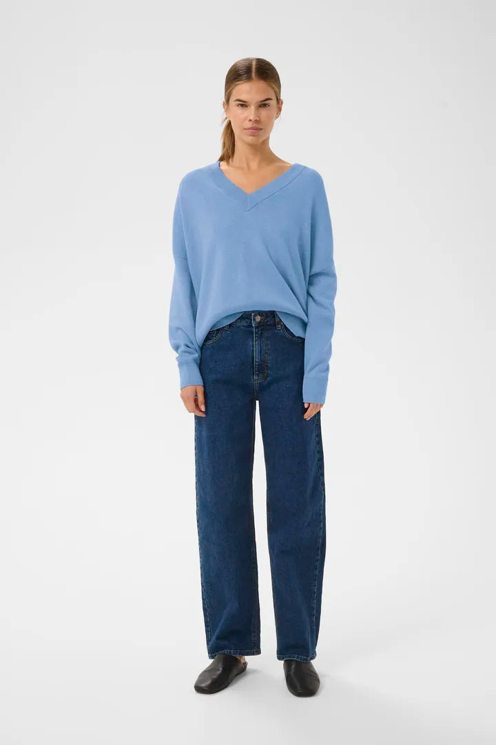 FosterIW V-neck Pullover Riviera Melange InWear
