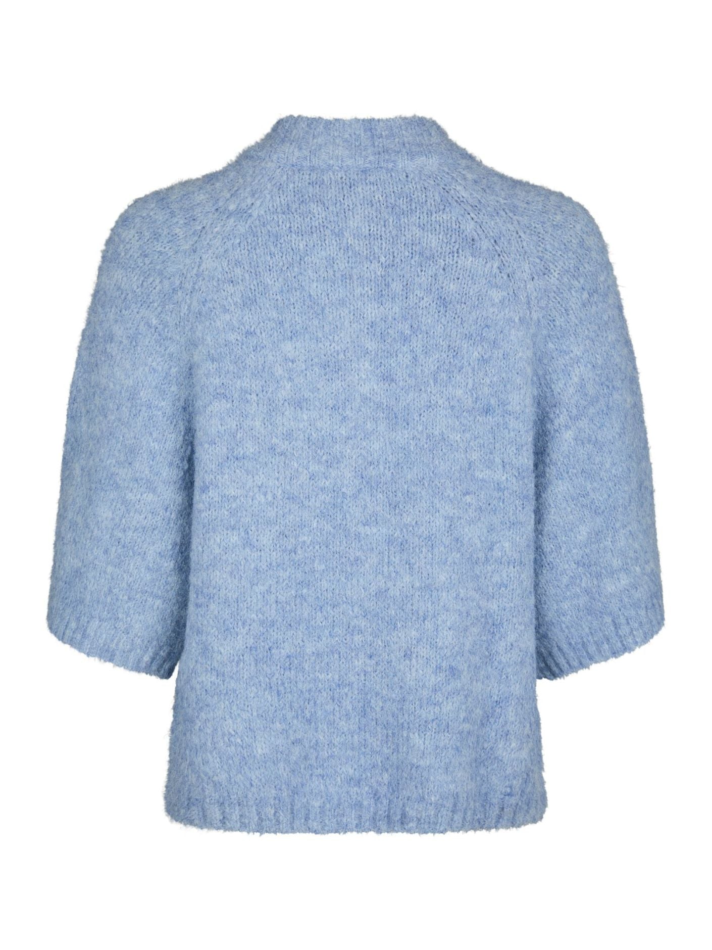 Benuta Fluffy Knit Cardigan Dusty Blue Neo Noir