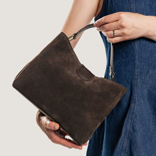 Novara Suede Dark Brown Latalia