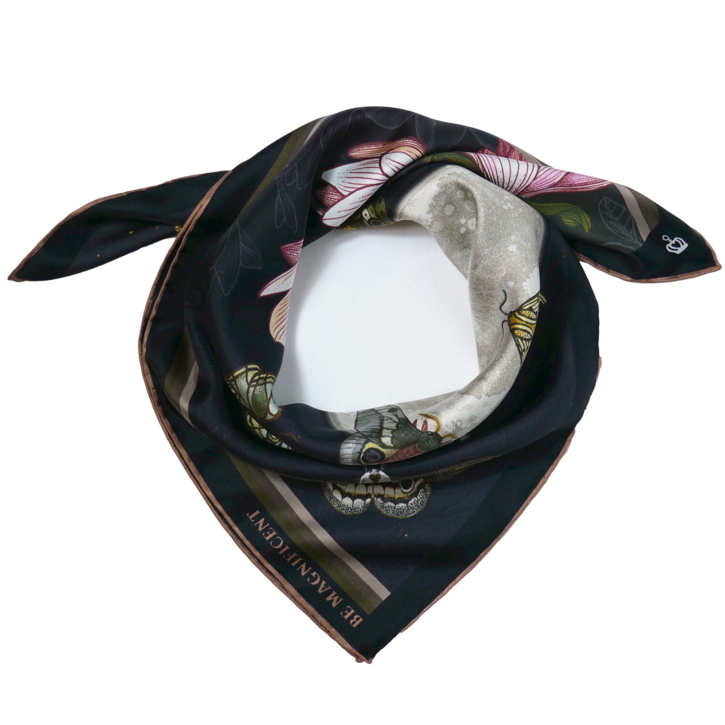 Silk Scarf Sweetly Small Be Magnificent Kueen