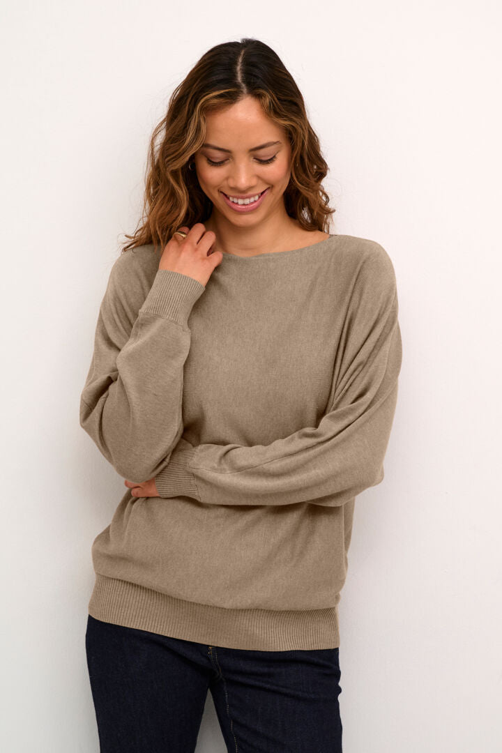 Annemarie Batwing Jumper Dune Melange Culture