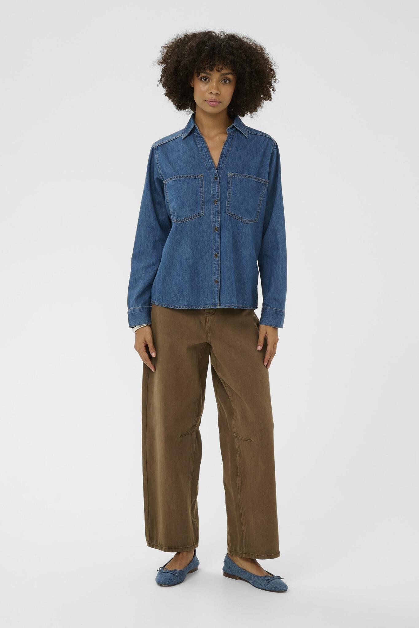 CUmola Arpa Shirt Dark Blue Wash Culture