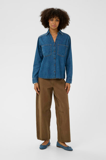 CUmola Arpa Shirt Dark Blue Wash Culture
