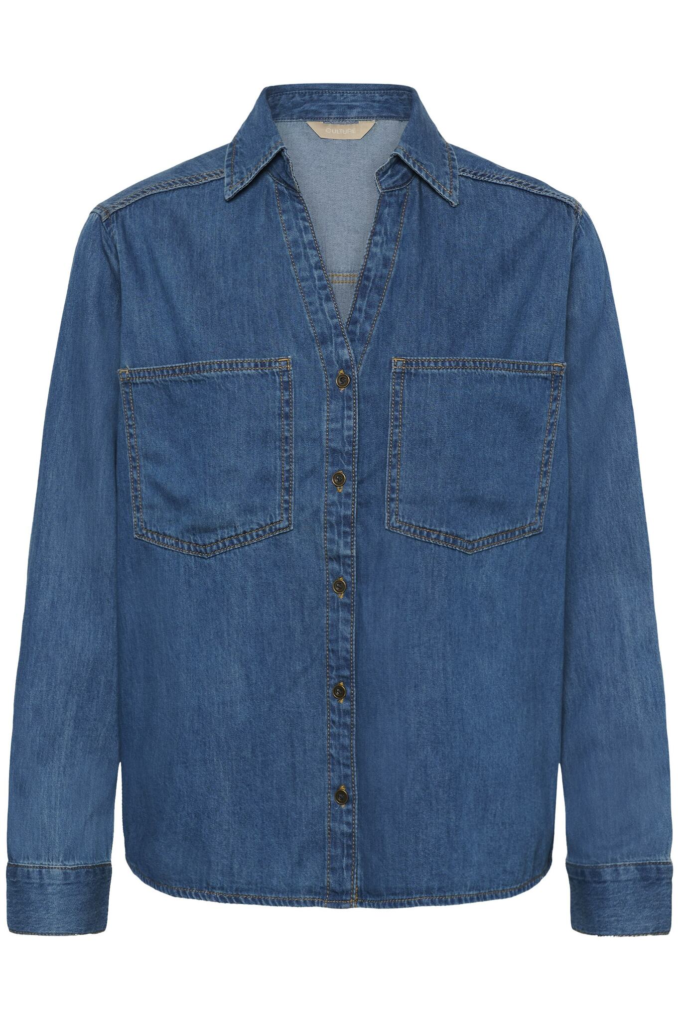 CUmola Arpa Shirt Dark Blue Wash Culture