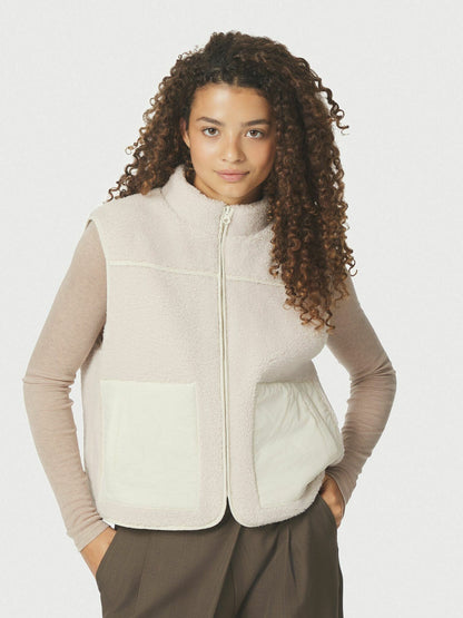 Scout Teddy Waistcoat Ivory Neo Noir