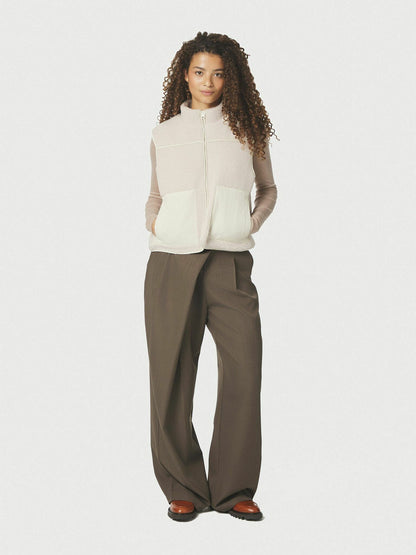 Scout Teddy Waistcoat Ivory Neo Noir