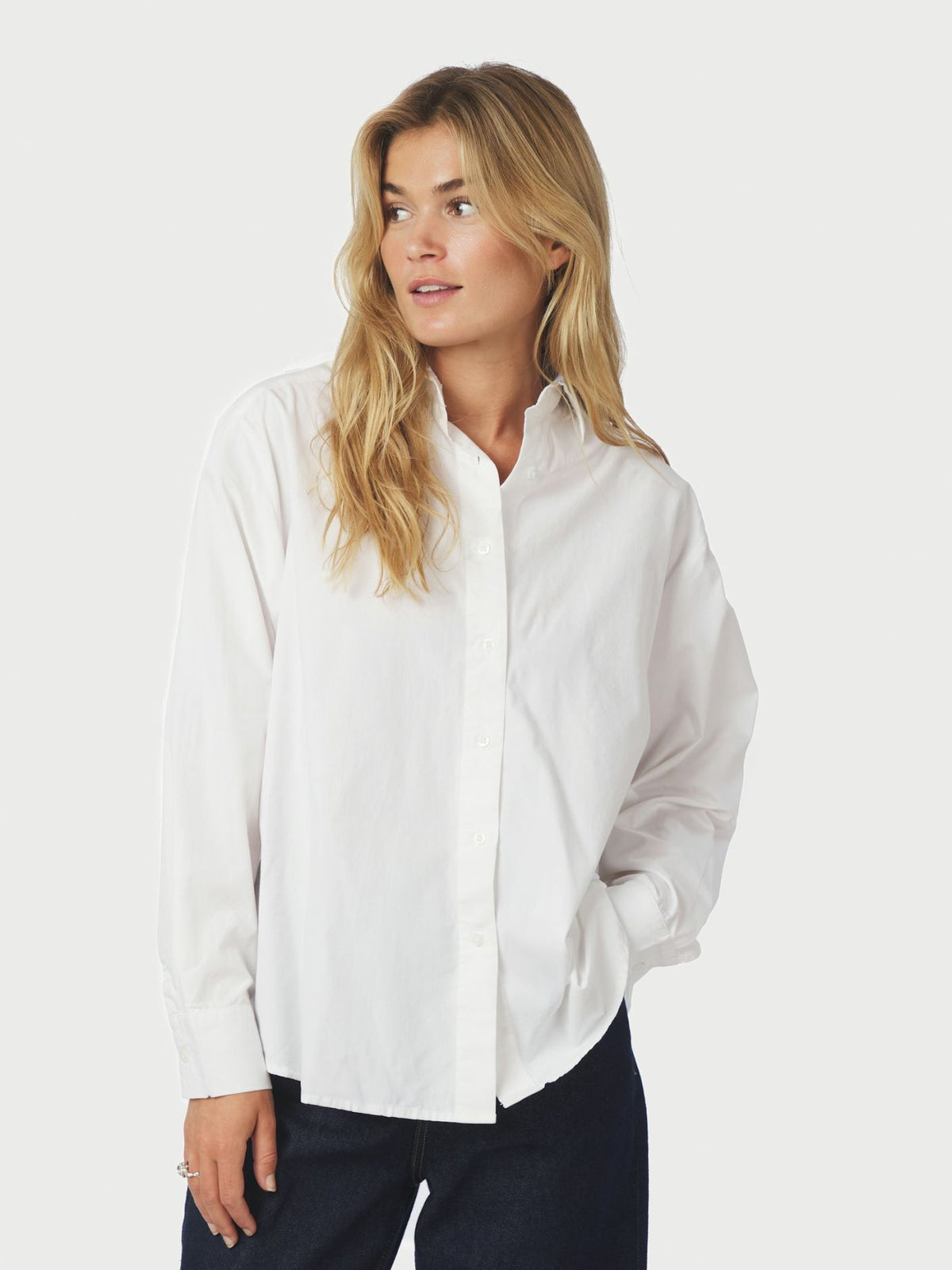 Dita Poplin Shirt White Neo Noir