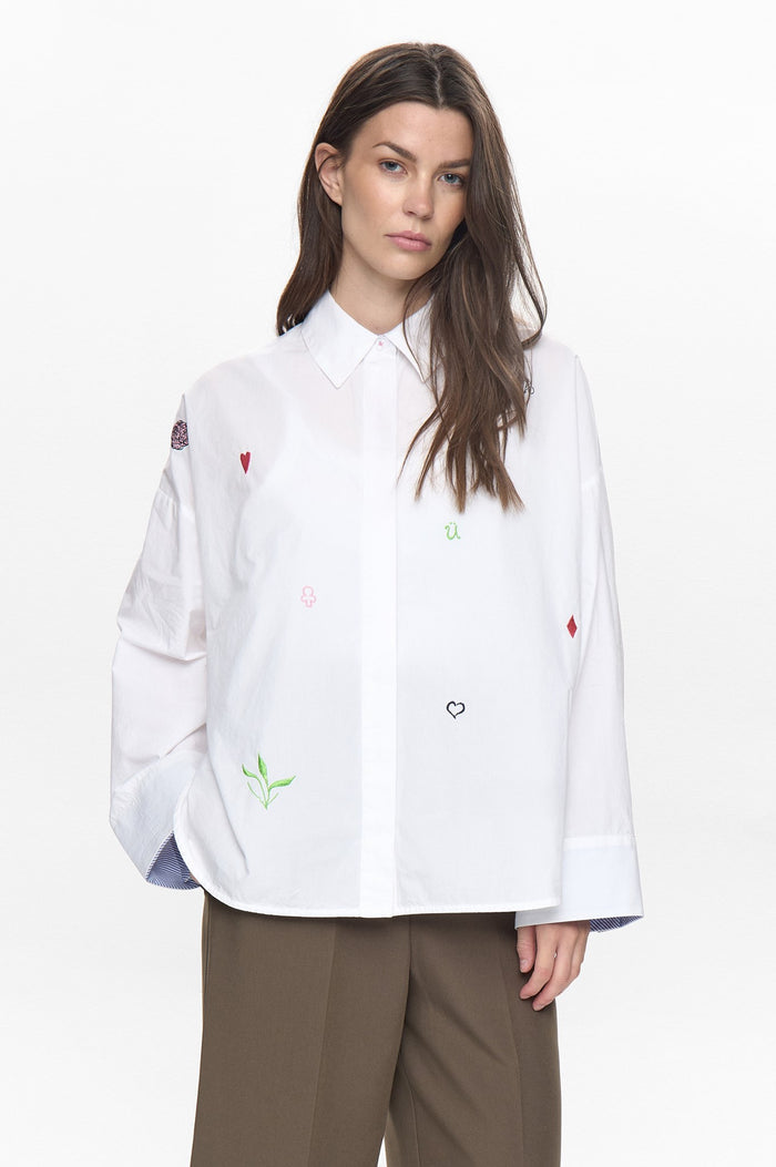 Juna Shirt Cloud Dancer Nümph