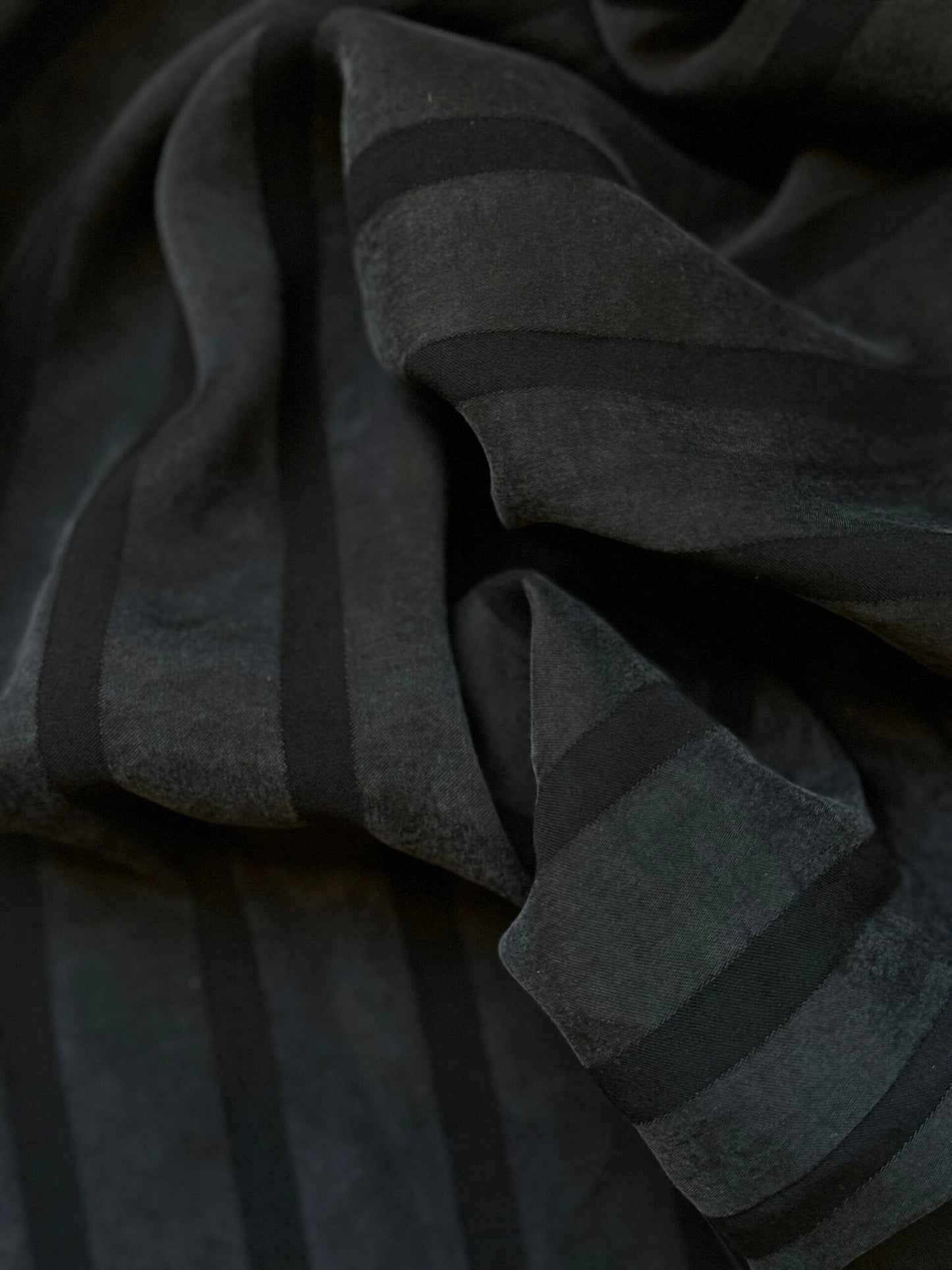 Vacant Pants Wide Black Stripe A Part of the Art