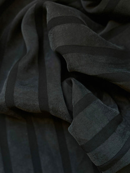 Vacant Pants Wide Black Stripe A Part of the Art