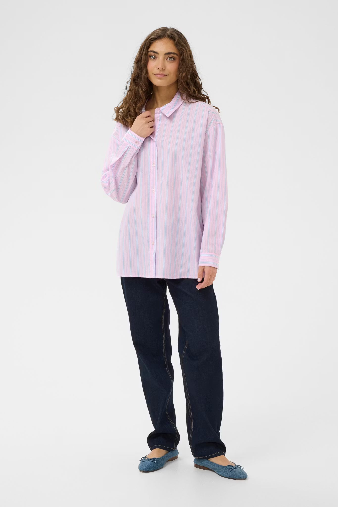 Jani Shirt Pink Stripe Culture