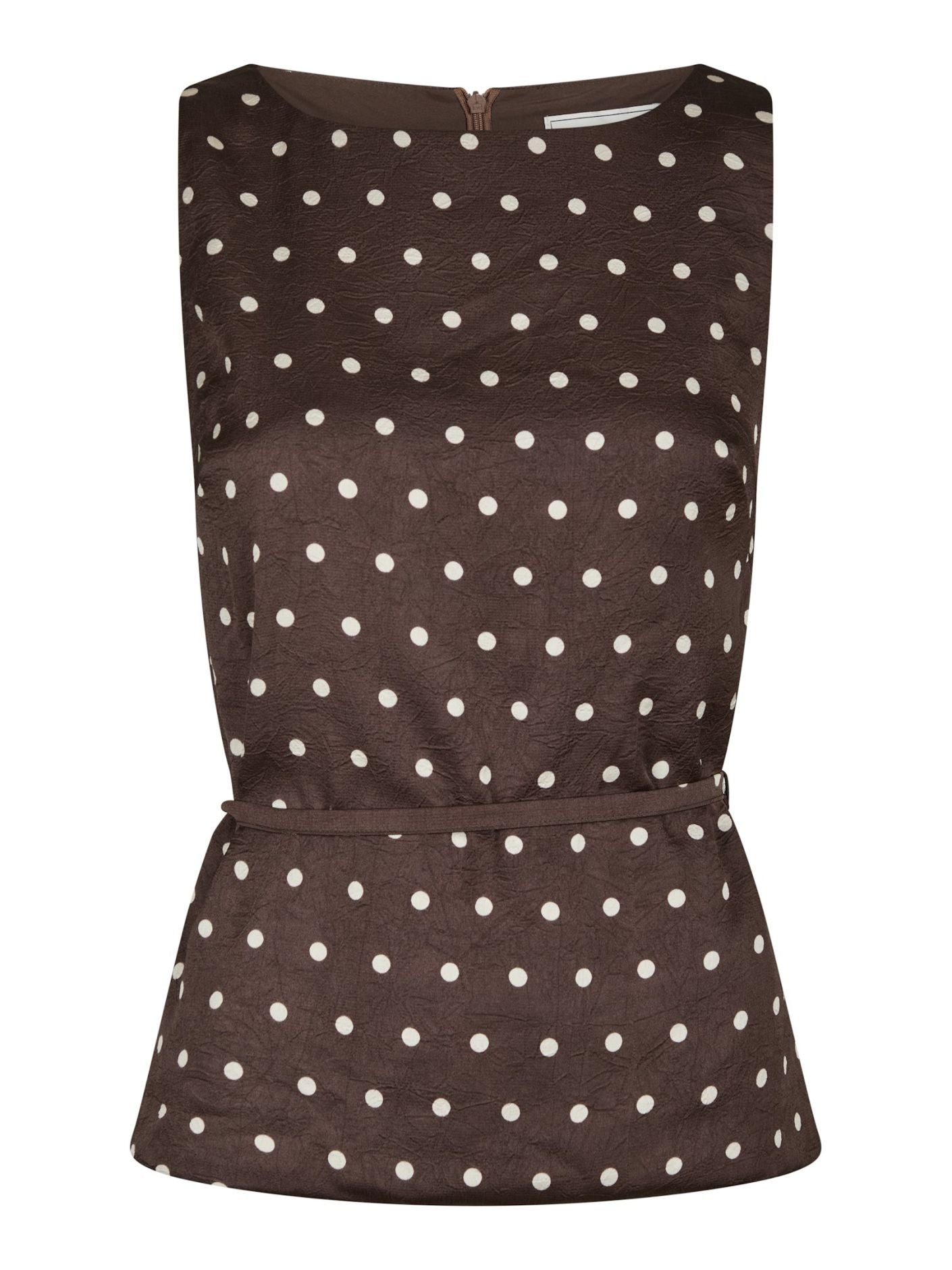 Nassa Big Dot Top Dark Brown Neo Noir
