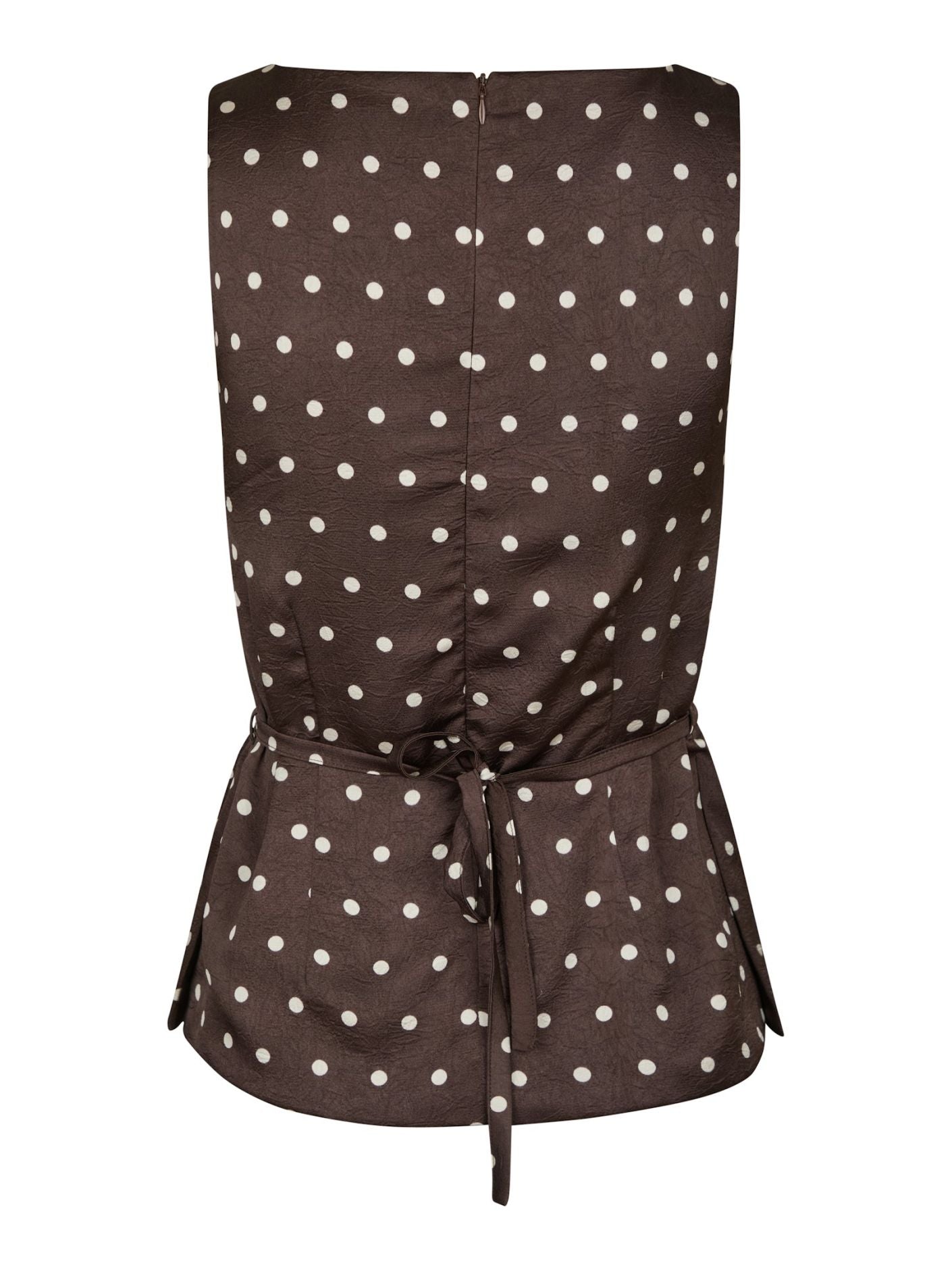 Nassa Big Dot Top Dark Brown Neo Noir