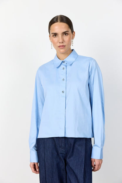 LR-Isla Solid 136 Shirt Light Blue Levete Room