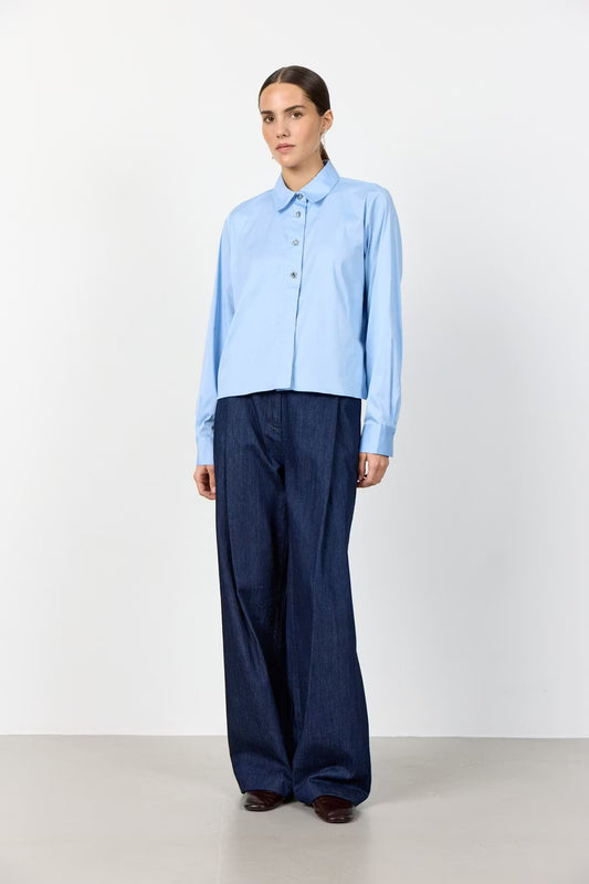 LR-Isla Solid 136 Shirt Light Blue Levete Room
