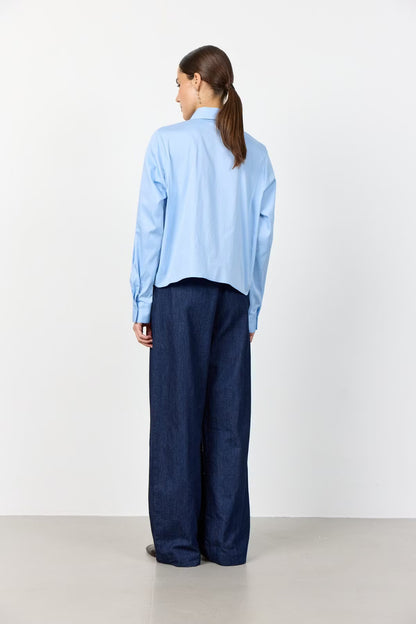 LR-Isla Solid 136 Shirt Light Blue Levete Room