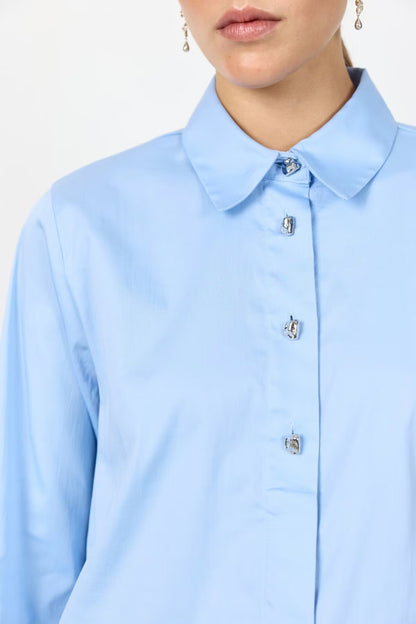 LR-Isla Solid 136 Shirt Light Blue Levete Room