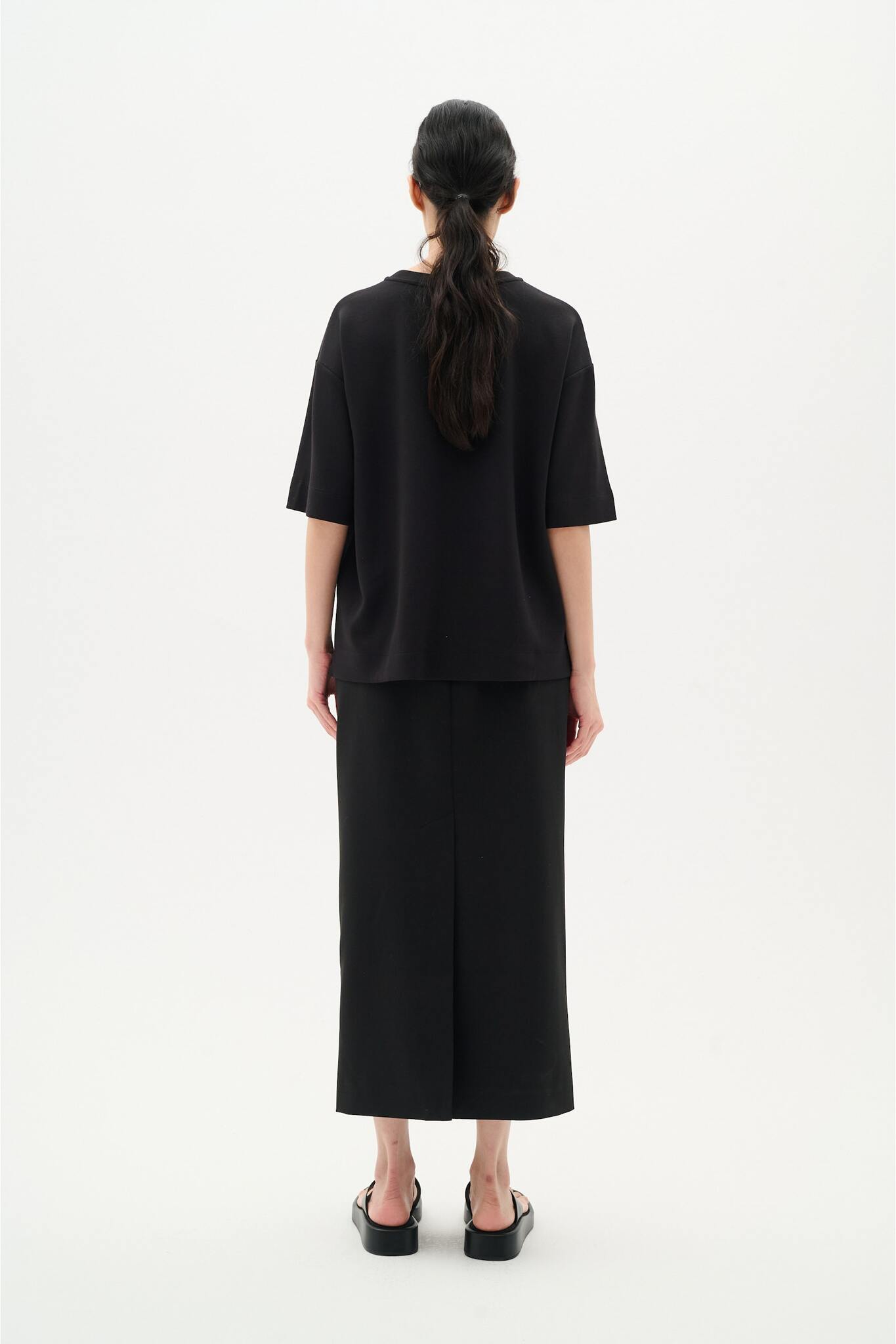 PannieIW Oversize T-shirt Black InWear