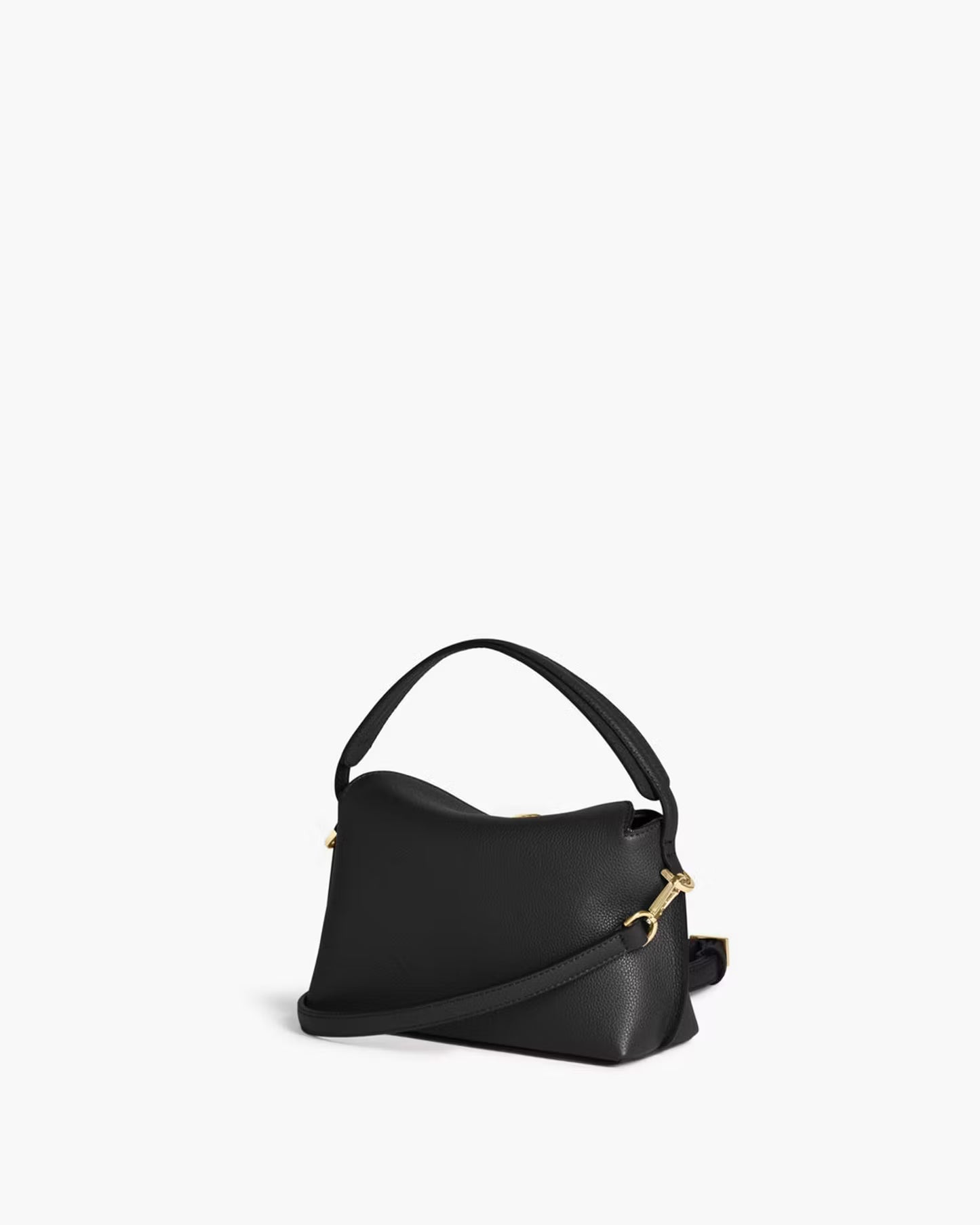 Hanna Mini Bag Grained Leather Black Flattered