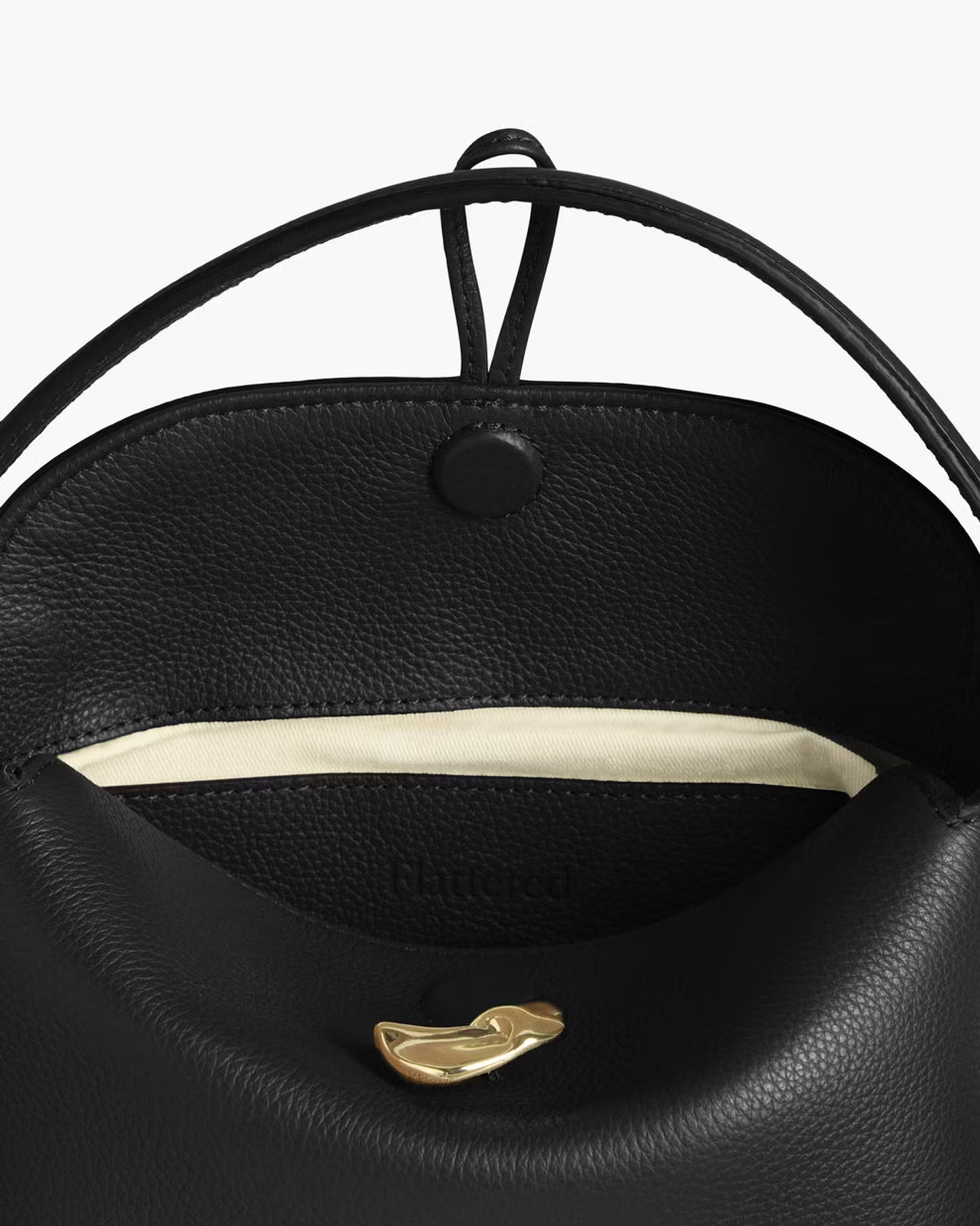Hanna Mini Bag Grained Leather Black Flattered