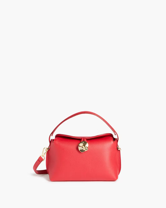Hanna Mini Bag Grained Leather Cherry Flattered