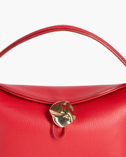 Hanna Mini Bag Grained Leather Cherry Flattered