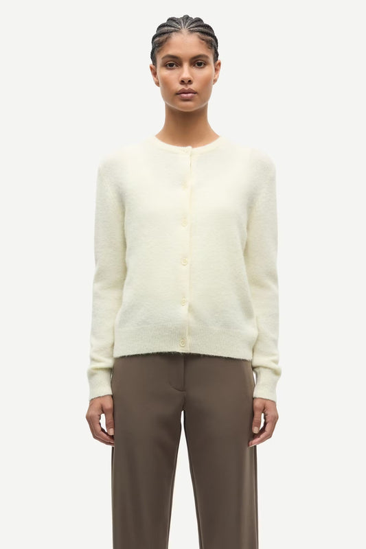 Nor Short Cardigan 7355 Ethereal Green Samsoe Samsoe