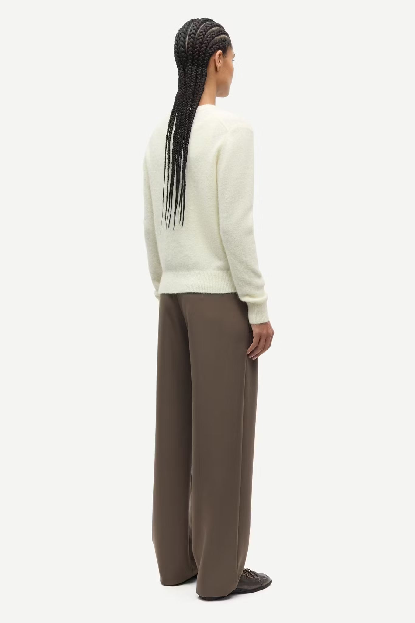 Nor Short Cardigan 7355 Ethereal Green Samsoe Samsoe
