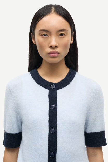 Sanoura SS Cardigan 15556 Gray Dawn Samsoe Samsoe