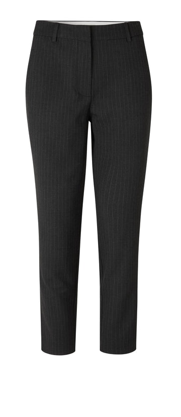Kylie Crop 553 Charcoal Pinstripe Five Units