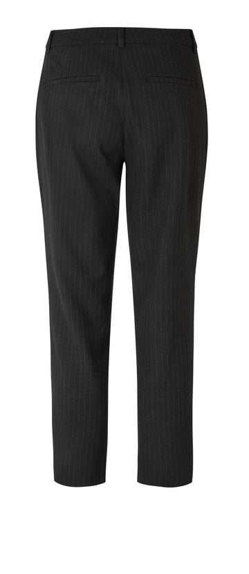 Kylie Crop 553 Charcoal Pinstripe Five Units