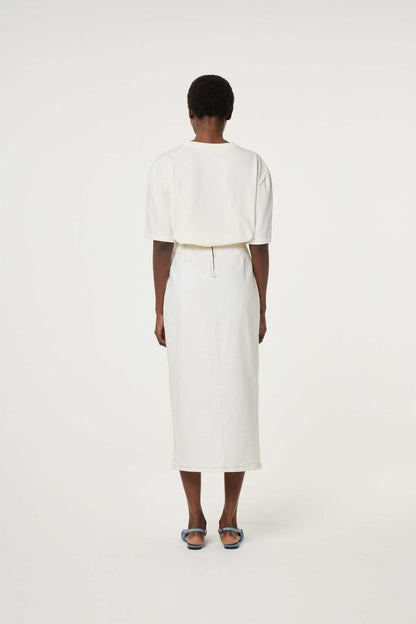 Benja T-shirt Cozy White Fabienne Chapot