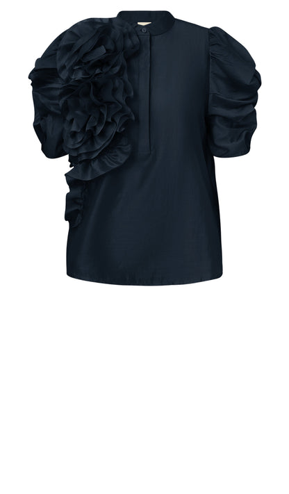AnnsofiGO Blouse Navy Gossia