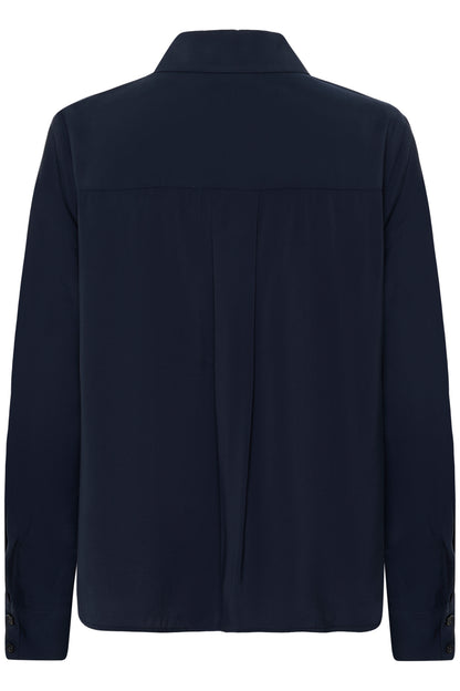 Mindy Shirt Dark Sapphire Blue My Essential Wardrobe