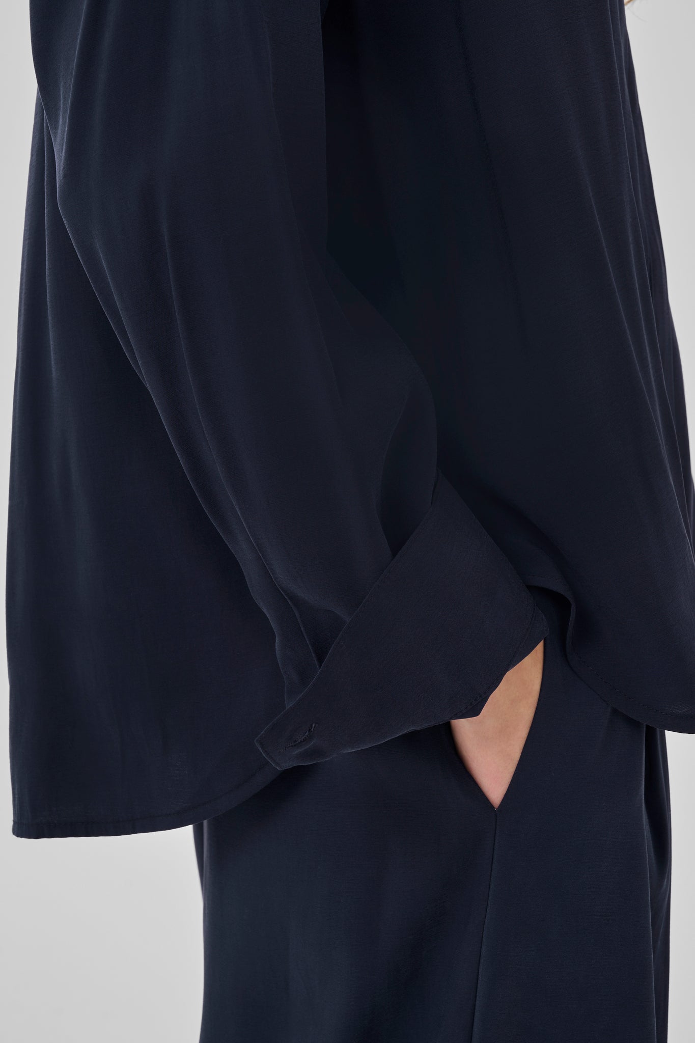Mindy Shirt Dark Sapphire Blue My Essential Wardrobe