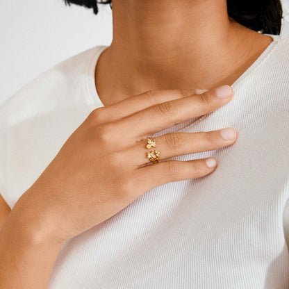 Ajani Ring Gold Pilgrim