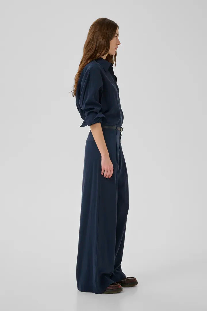MWMindy High Wide Pant Dark Sapphire Blue My Essential Wardrobe