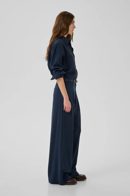 MWMindy High Wide Pant Dark Sapphire Blue My Essential Wardrobe