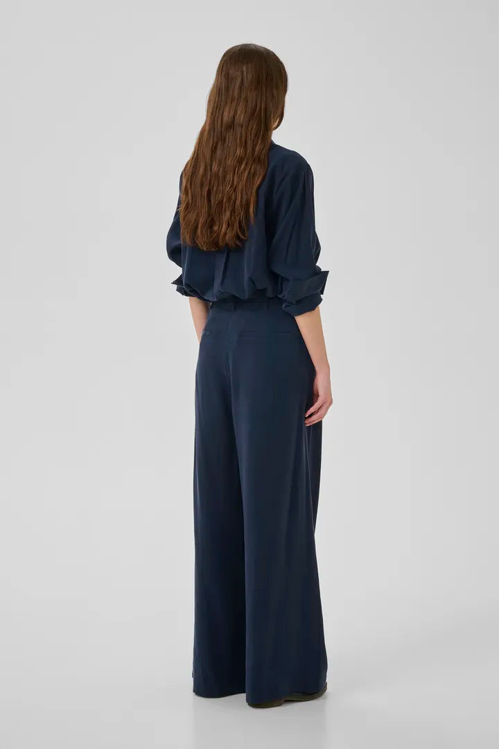 MWMindy High Wide Pant Dark Sapphire Blue My Essential Wardrobe