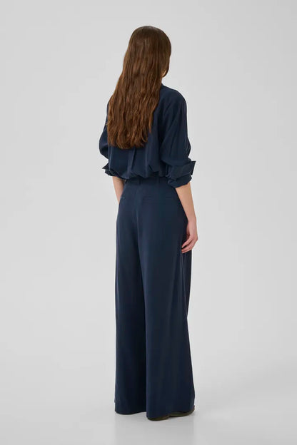 MWMindy High Wide Pant Dark Sapphire Blue My Essential Wardrobe