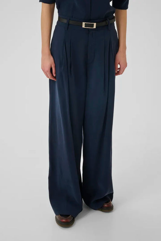 MWMindy High Wide Pant Dark Sapphire Blue My Essential Wardrobe