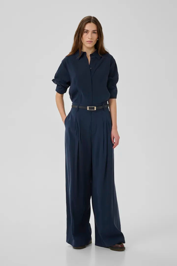 MWMindy High Wide Pant Dark Sapphire Blue My Essential Wardrobe