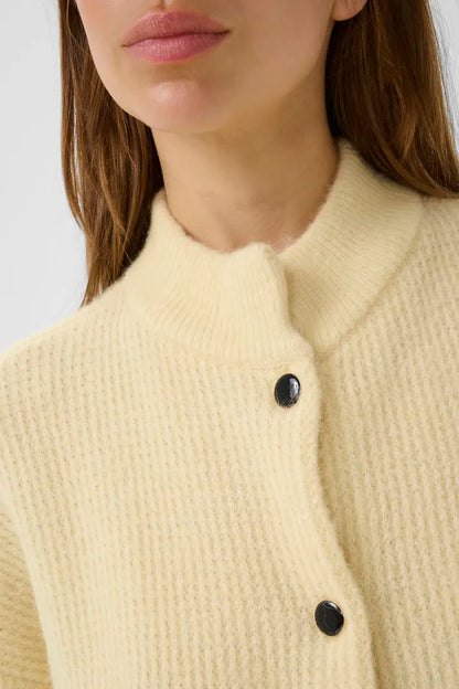 AlphaGZ Short Cardigan Frozen Dew Mél Gestuz
