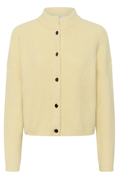 AlphaGZ Short Cardigan Frozen Dew Mél Gestuz