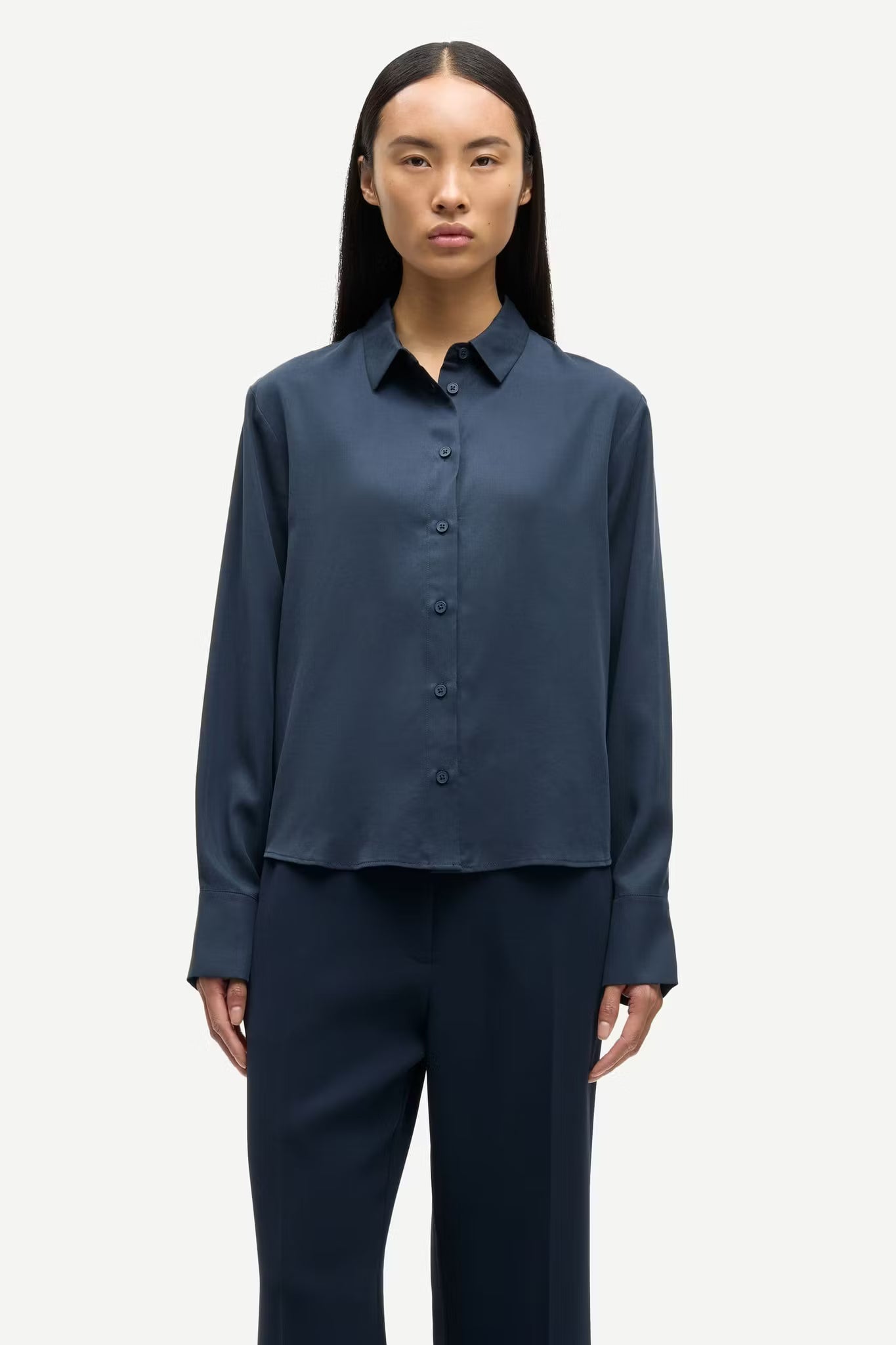 Samina LS Shirt 14028 Salute Samsoe Samsoe
